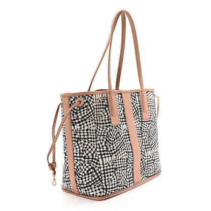 MCM Metallic Visetos Medium Liz Reversible Shopper Tote Champagne Gold 5 of 18