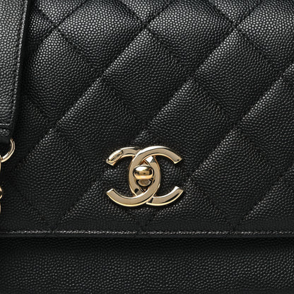 Chanel Caviar Quilted Medium Business Affinity Flap Black 8 of 10