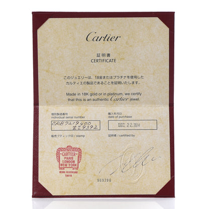 Cartier 18K White Gold 2 Diamond LOVE Necklace 6 of 7