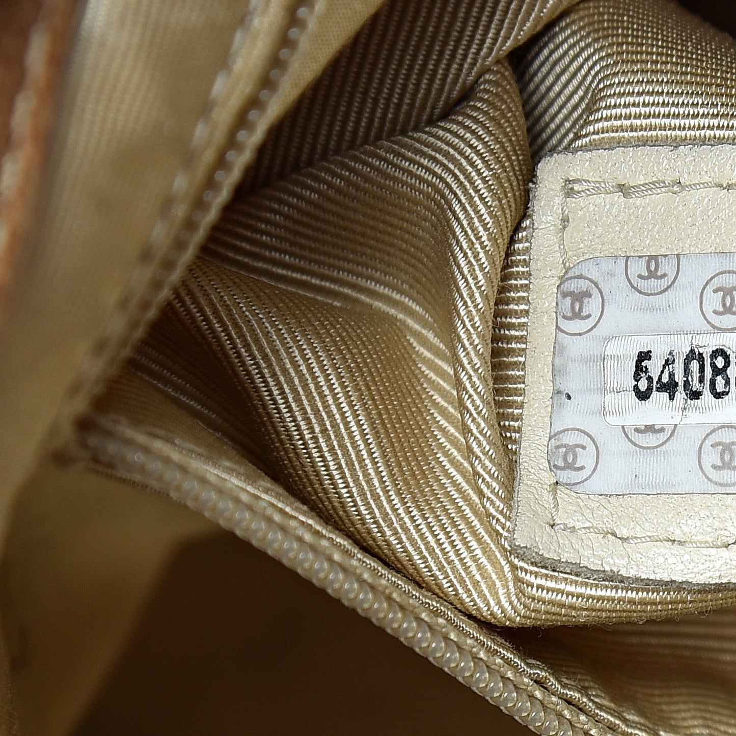 Calfskin CC Small Tote Beige