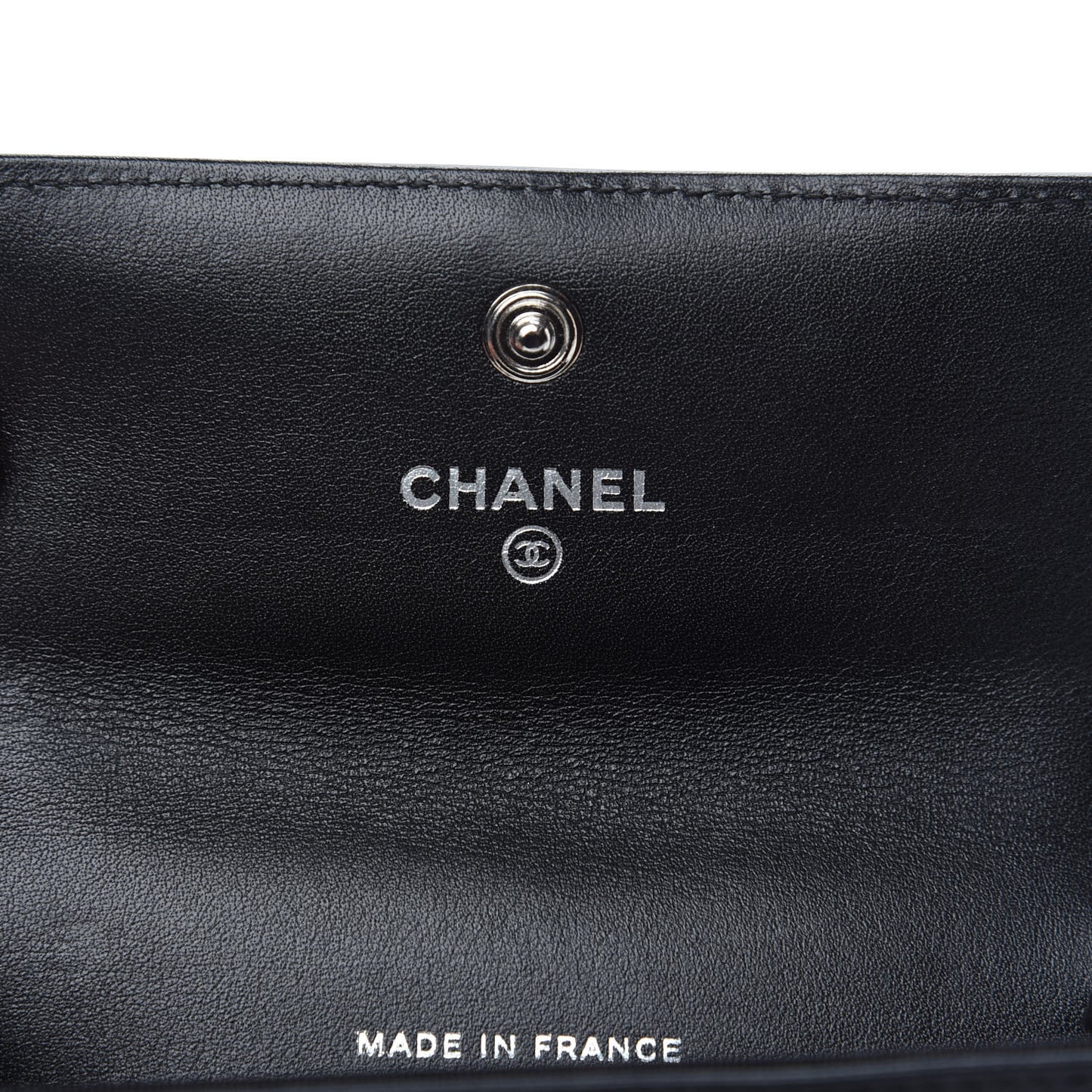 Patent CC Card Holder Black White