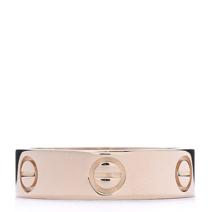 Cartier 18K Pink Gold 5.5mm LOVE Ring 55 7.25 3 of 5