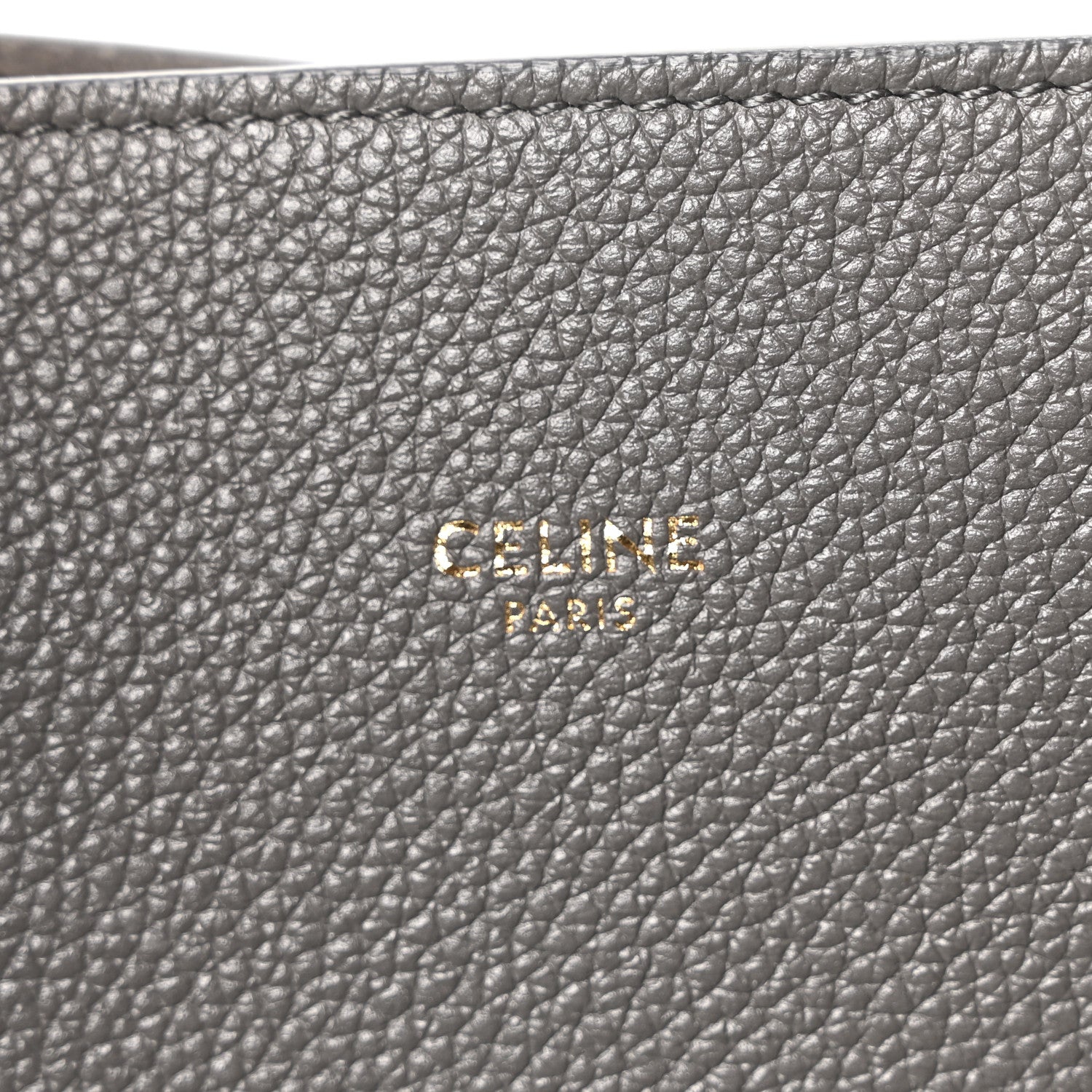 Celine Soft Grained Calfskin Medium Belt Cabas Medium Grey 6 of 10