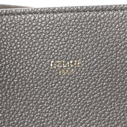 Celine Soft Grained Calfskin Medium Belt Cabas Medium Grey 6 of 10