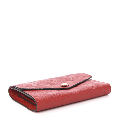 Louis Vuitton Empreinte Compact Curieuse Wallet Cherry 4 of 9