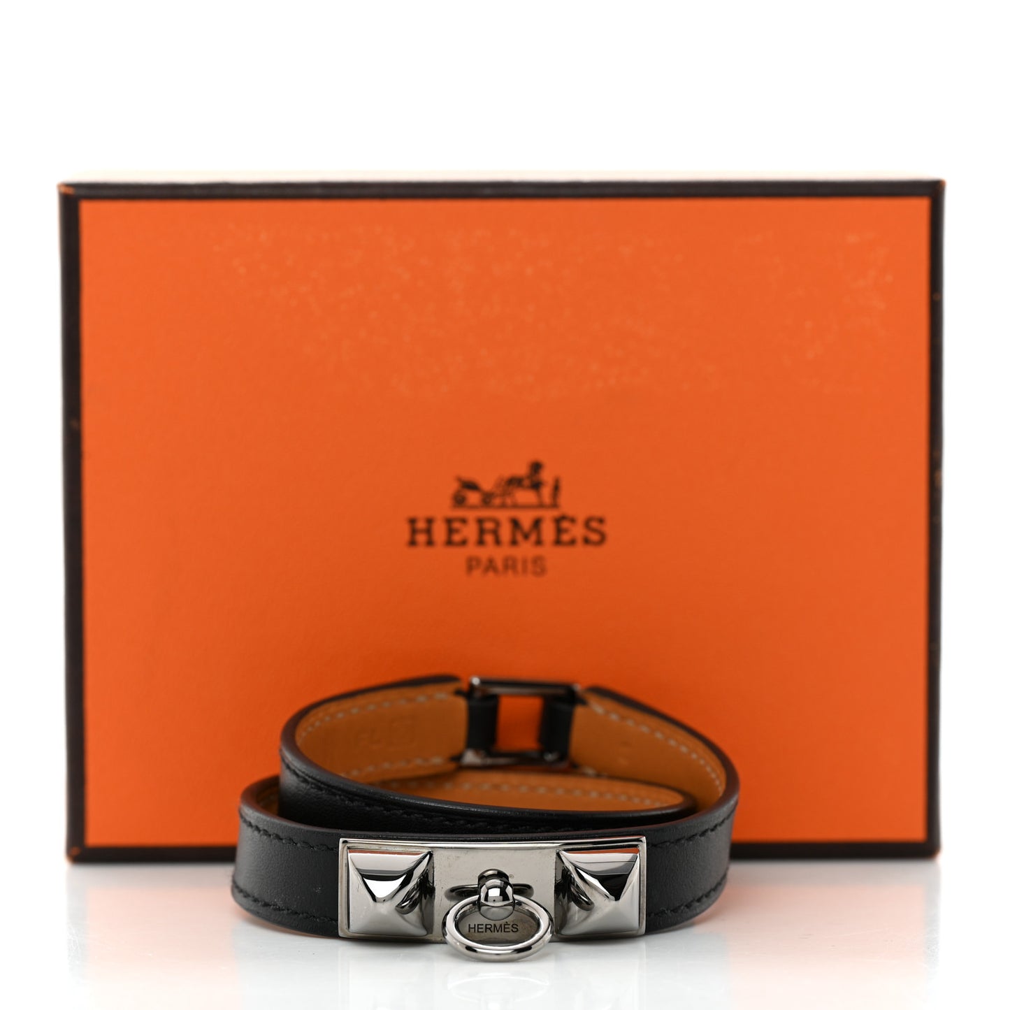 Box Rivale Double Tour Bracelet S Black