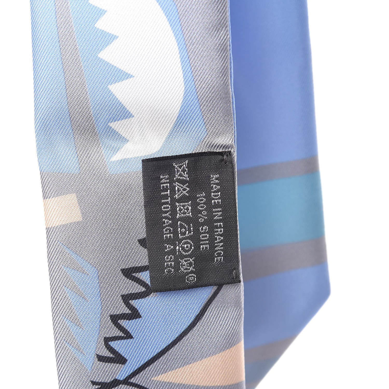 Hermes Silk Sea Surf and Fun Twilly Anthracite Marine Jean 3 of 5