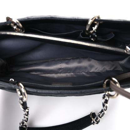 Chanel Caviar Quilted XL Grand Shopping Tote GST Black 5 of 10