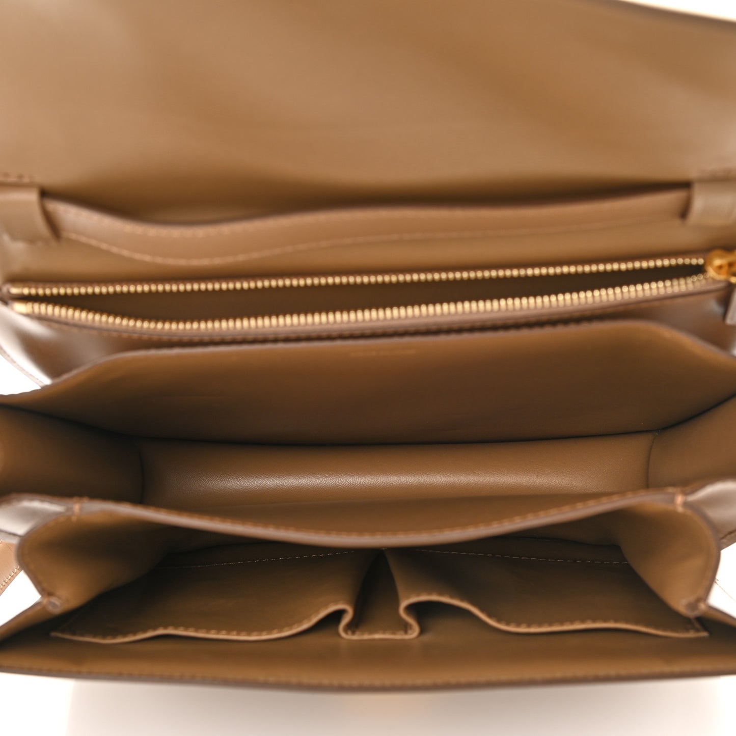 Box Calfskin Medium Classic Box Flap Bag Taupe