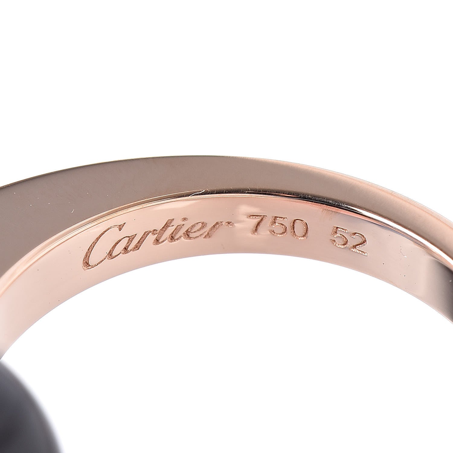 Cartier 18K Pink Gold Diamond Onyx Pink Opal Sapphire Evasions Joaillieres Ring 52 6 5 of 6