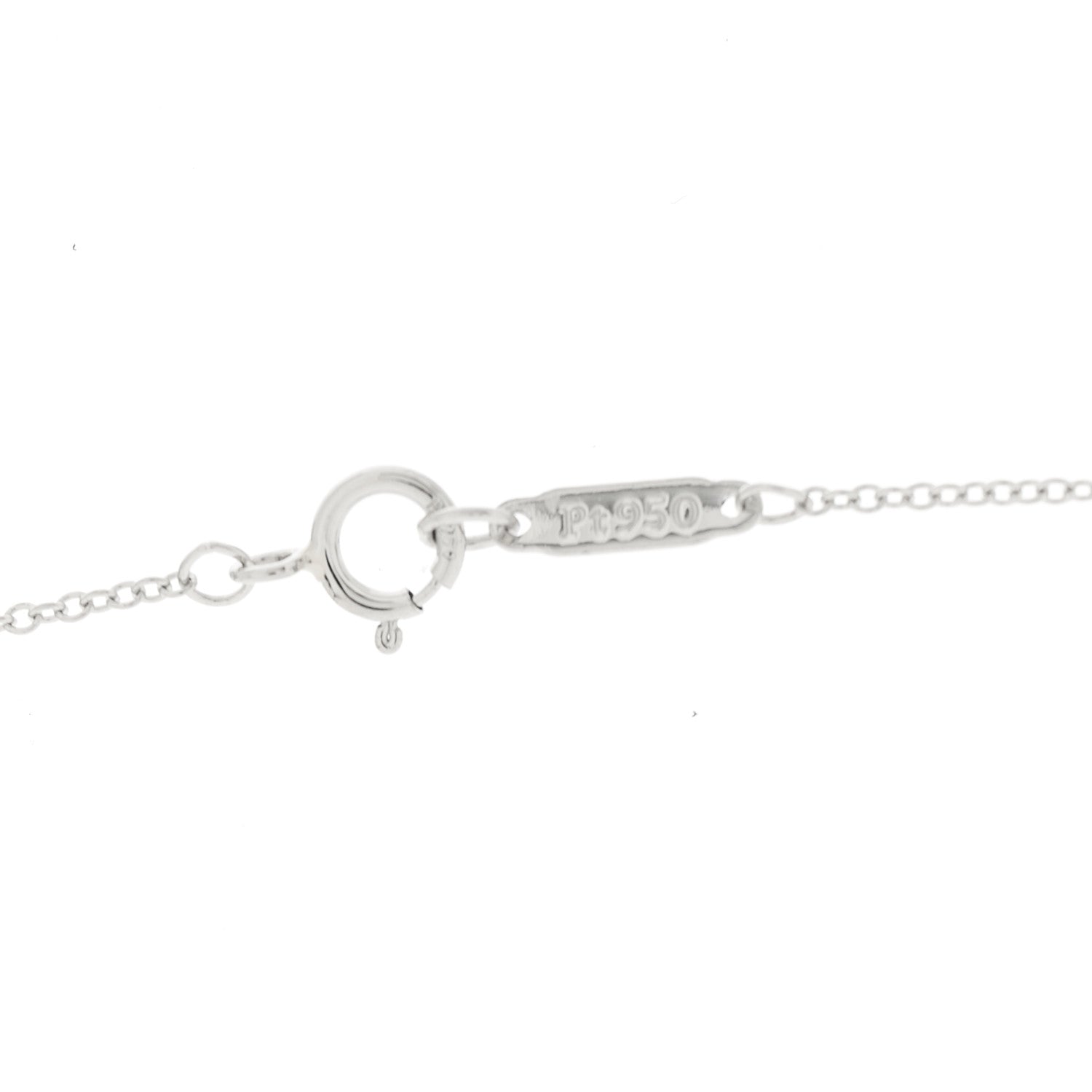 Tiffany Platinum Diamond Large Cross Pendant Necklace 4 of 6
