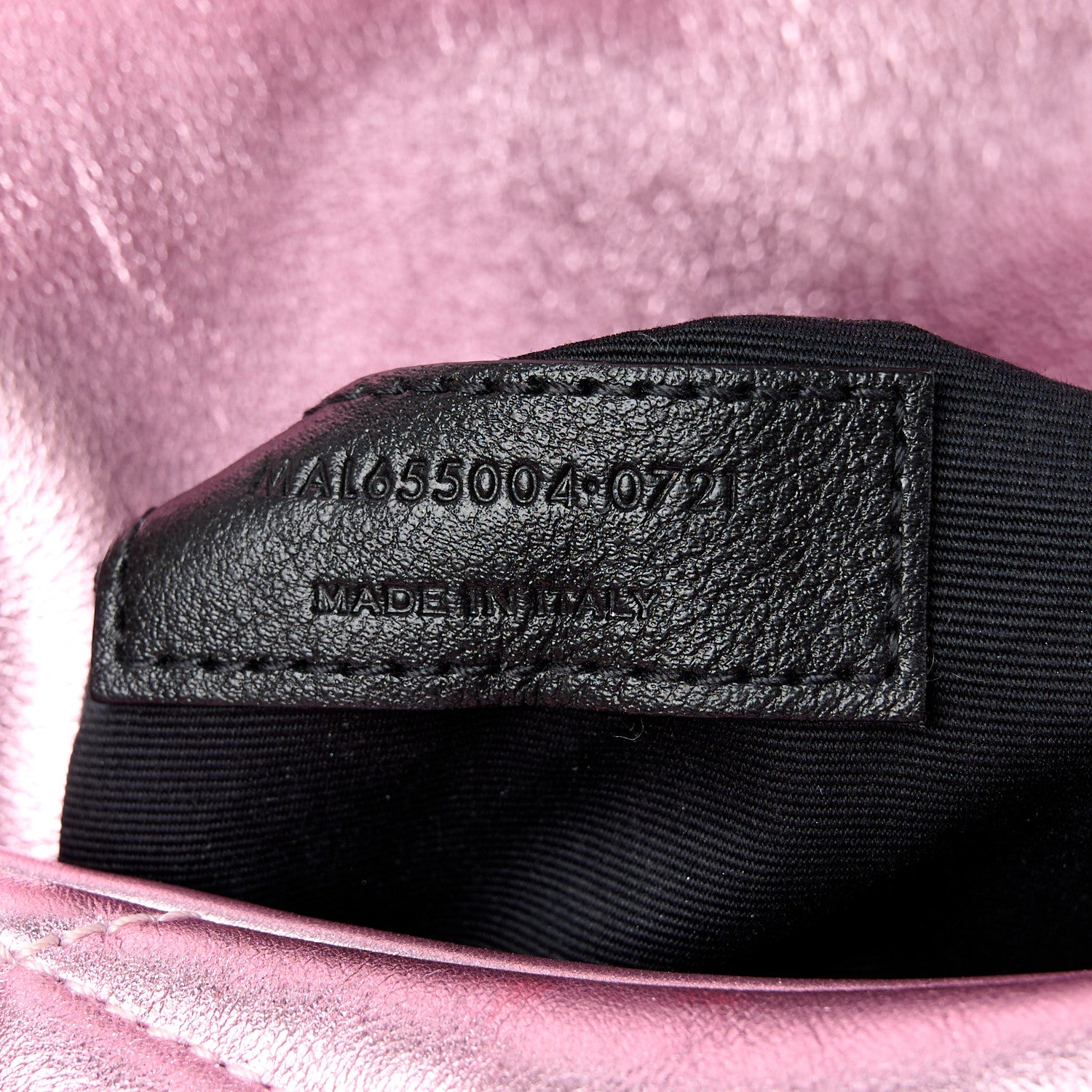 Saint Laurent Metallic Lambskin Quilted Sade Puffer Envelope Clutch New Azalea 7 of 12