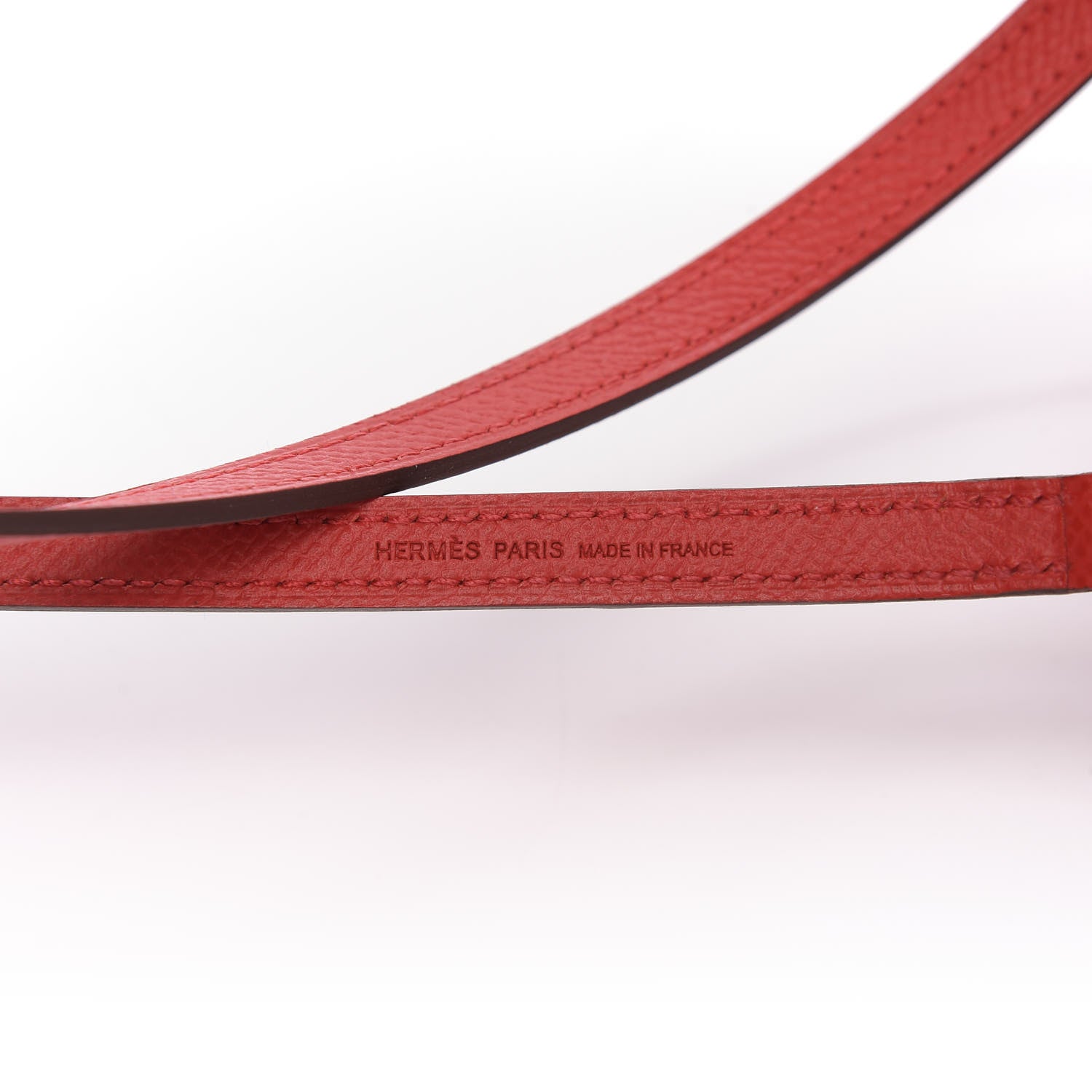 Hermes Epsom Enamel Constance Wallet To Go Rouge De Coeur Rubis 9 of 10