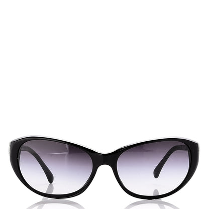 Chanel Acetate Collection Bouton Cat Eye Sunglasses 5190 Black 2 of 8