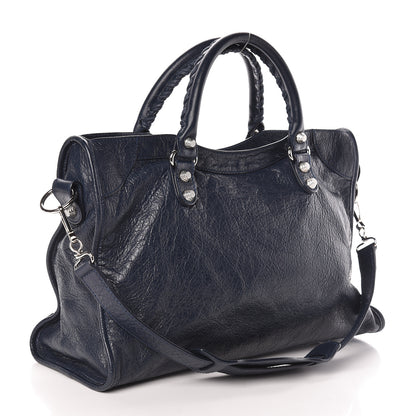 Balenciaga Agneau Giant 12 Silver Hardware City Bleu Obscur 3 of 9