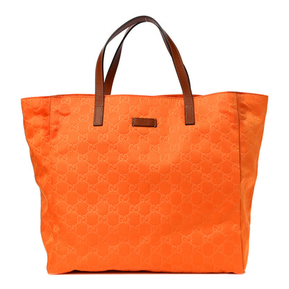 Gucci Nylon Monogram Medium Tote Orange 1 of 17
