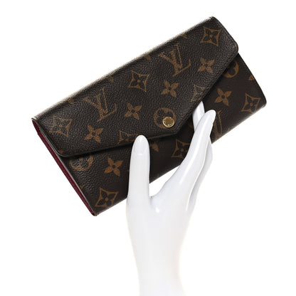 Louis Vuitton Monogram Sarah Wallet NM Fuchsia 2 of 8
