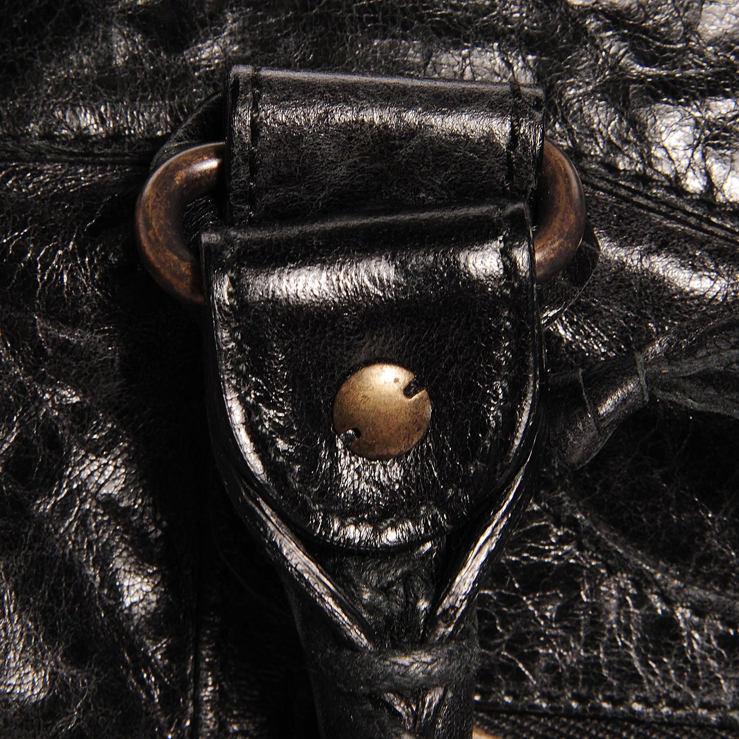Balenciaga Agneau Classic Hardware Step Bag Black 15 of 15