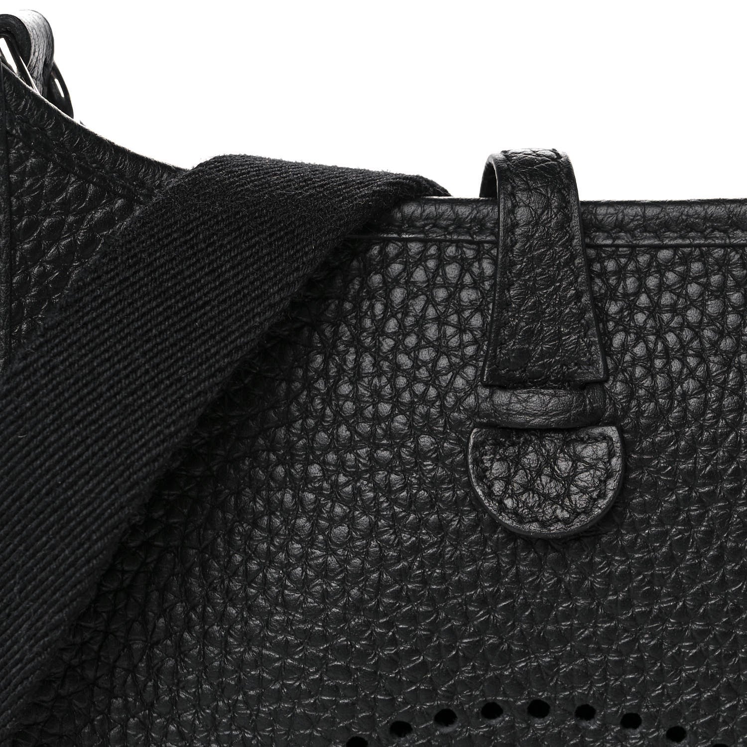 Hermes Taurillon Clemence Evelyne TPM Black 9 of 13
