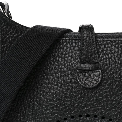 Hermes Taurillon Clemence Evelyne TPM Black 9 of 13