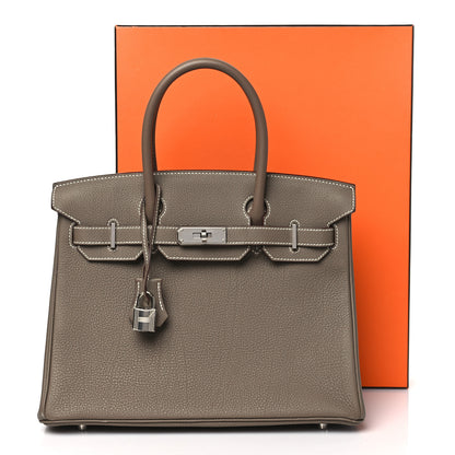Hermes Togo Birkin 30 Etoupe 11 of 11