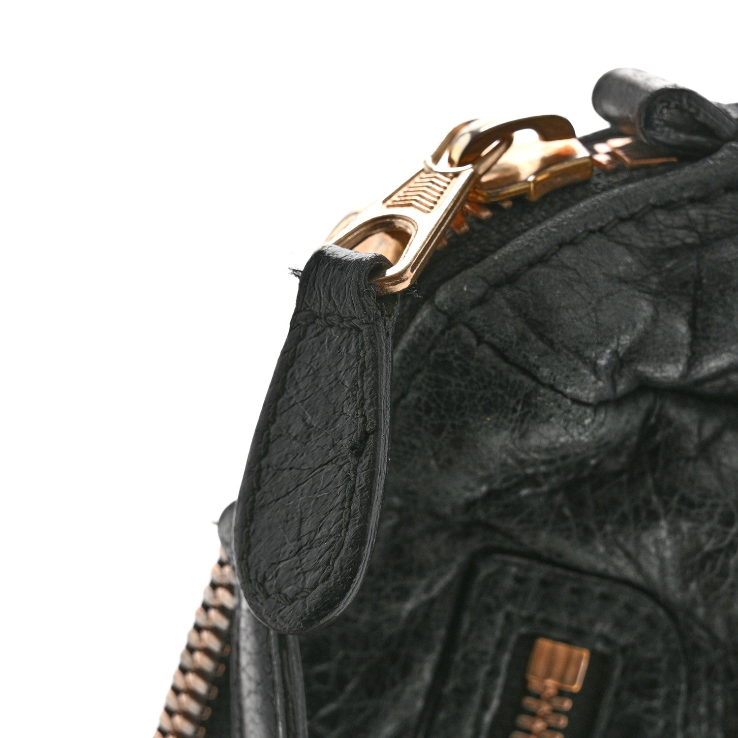Balenciaga Agneau Giant 12 Rose Gold Hardware Pencil Case Black 12 of 14