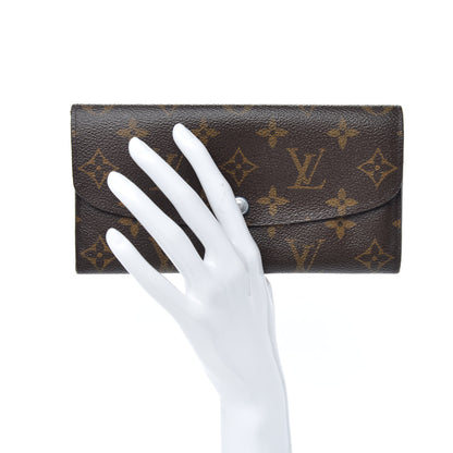 Louis Vuitton Monogram Emilie Wallet Blue 2 of 6