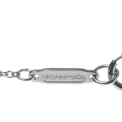 Tiffany Platinum Diamond Small Heart Pendant Necklace 7 of 8