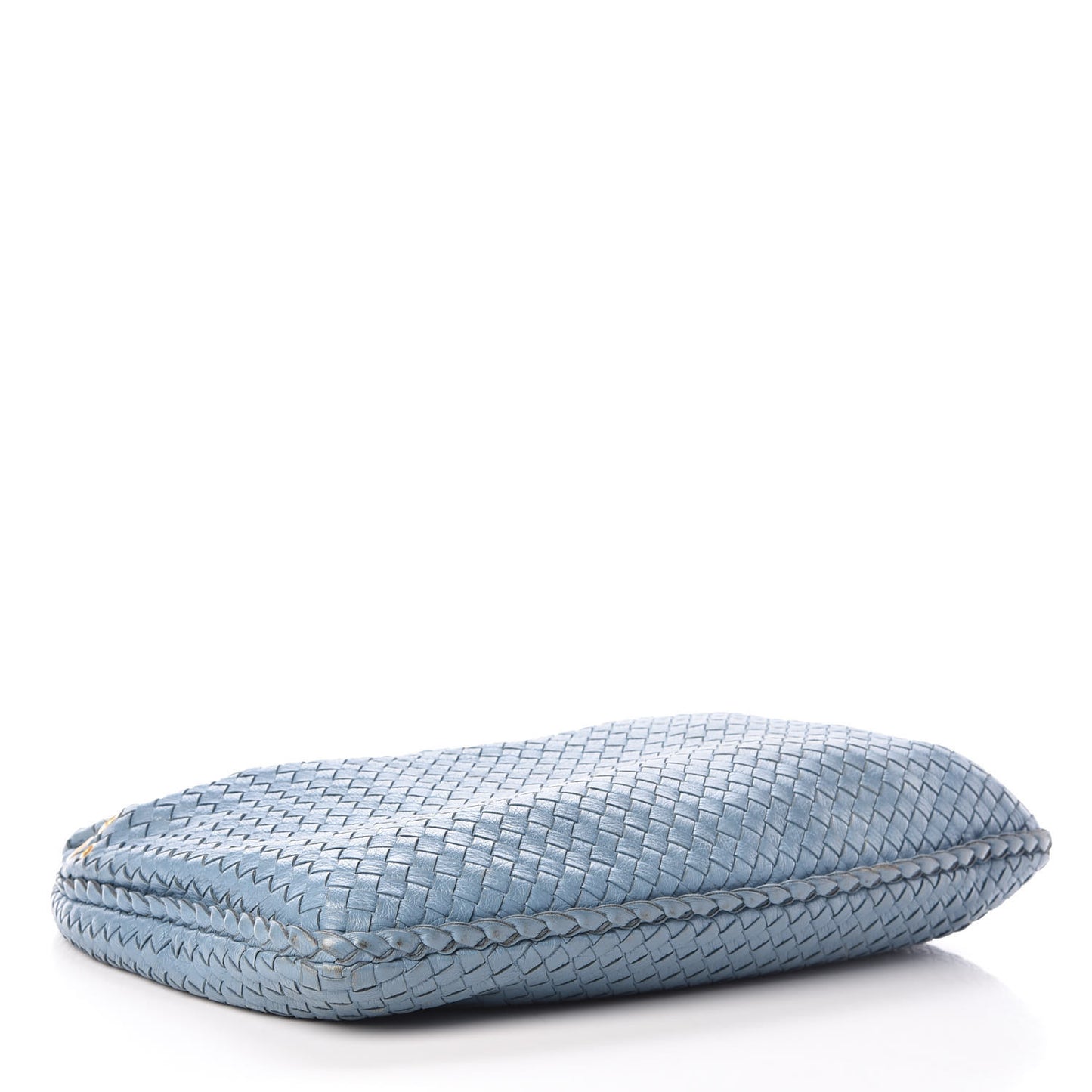 Nappa Intrecciato Grommet Large Veneta Hobo Blue