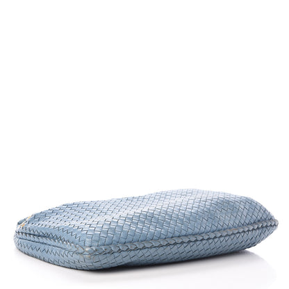 Bottega Veneta Nappa Intrecciato Grommet Large Veneta Hobo Blue 4 of 20