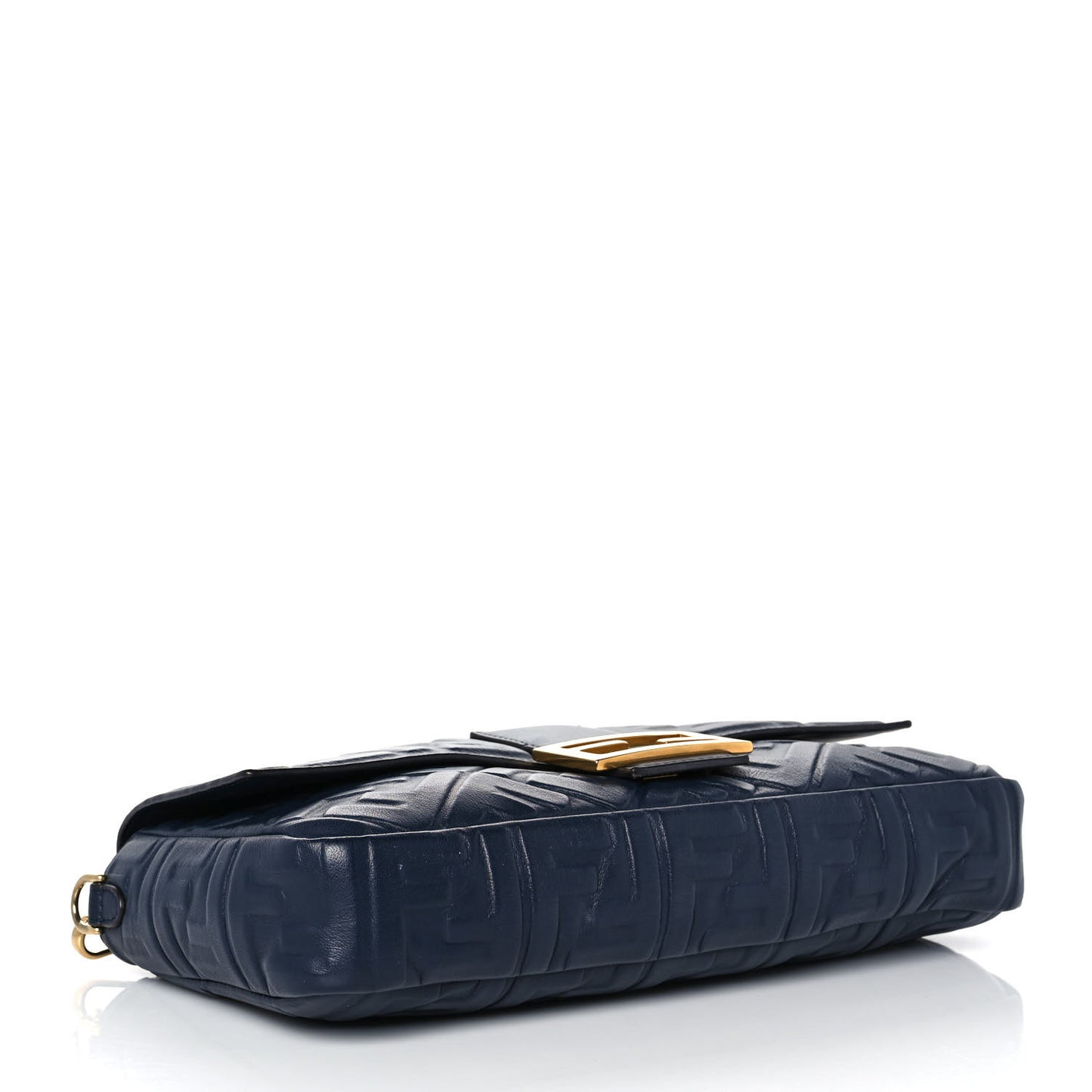 Nappa FF 1974 Embossed Large Baguette Midnight