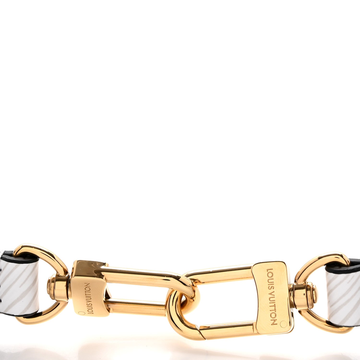Louis Vuitton Epi Monogram Bandouliere Shoulder Strap White 3 of 6