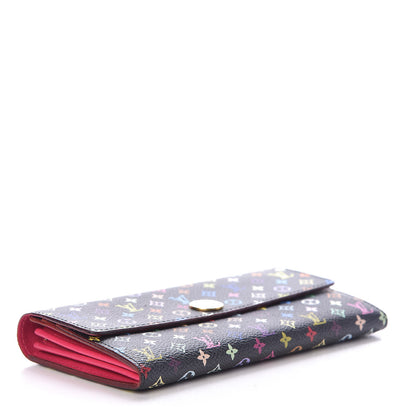 Louis Vuitton Monogram Multicolor Sarah Wallet Black Grenade 4 of 7