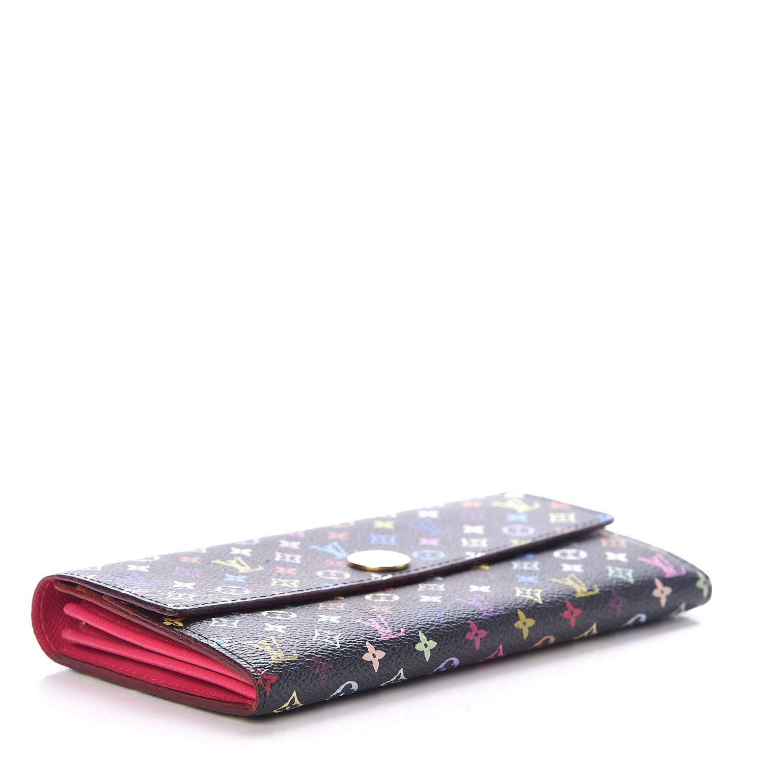 Louis Vuitton Monogram Multicolor Sarah Wallet Black Grenade 4 of 7
