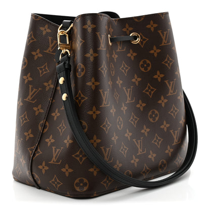 Louis Vuitton Monogram Neonoe MM Black 3 of 10