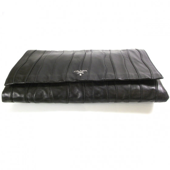 Nappa Mordore Clutch Nero