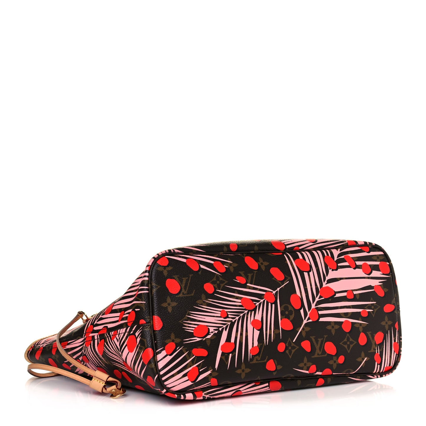 Monogram Jungle Dots Neo Neverfull MM Sugar Pink Poppy