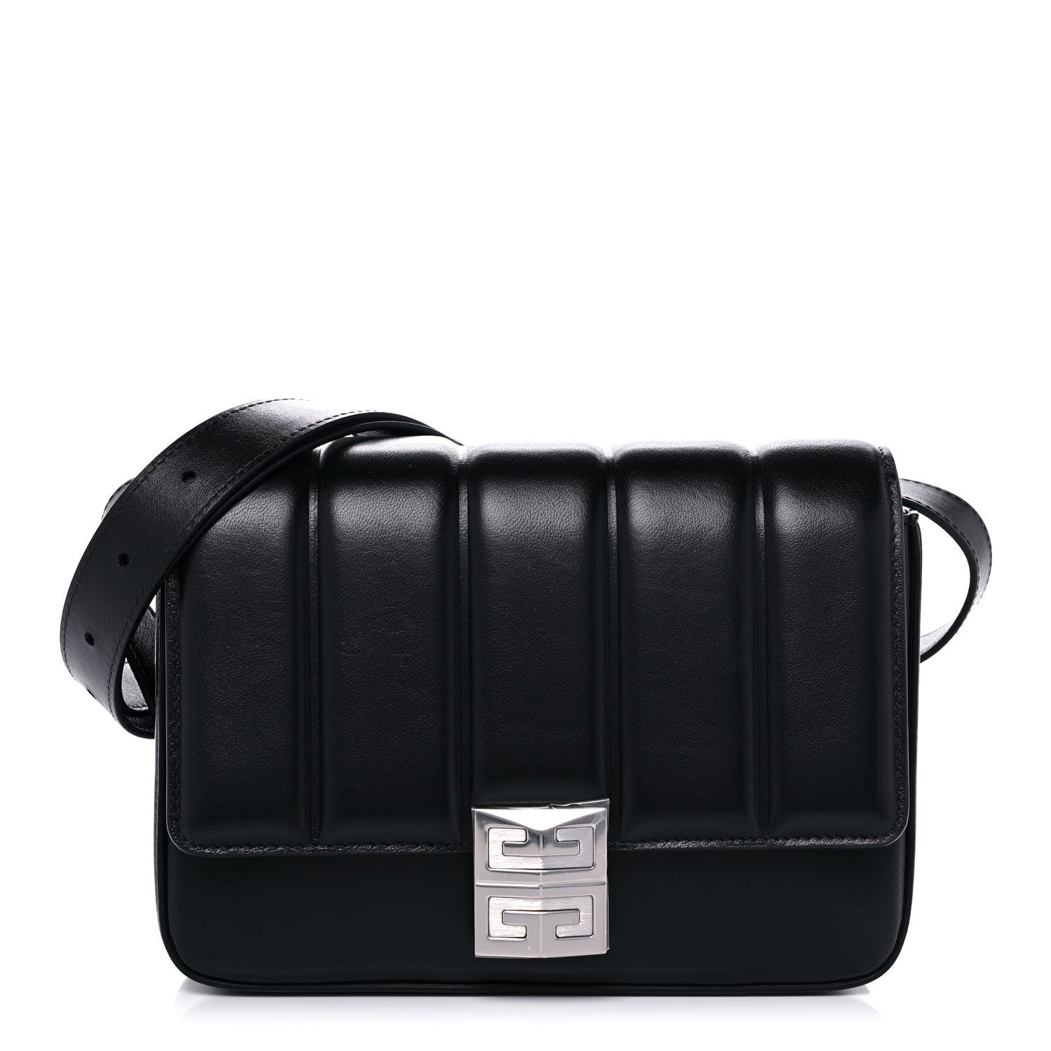 Givenchy Lambskin 4G Medium Padded Crossbody Bag Black 1 of 10