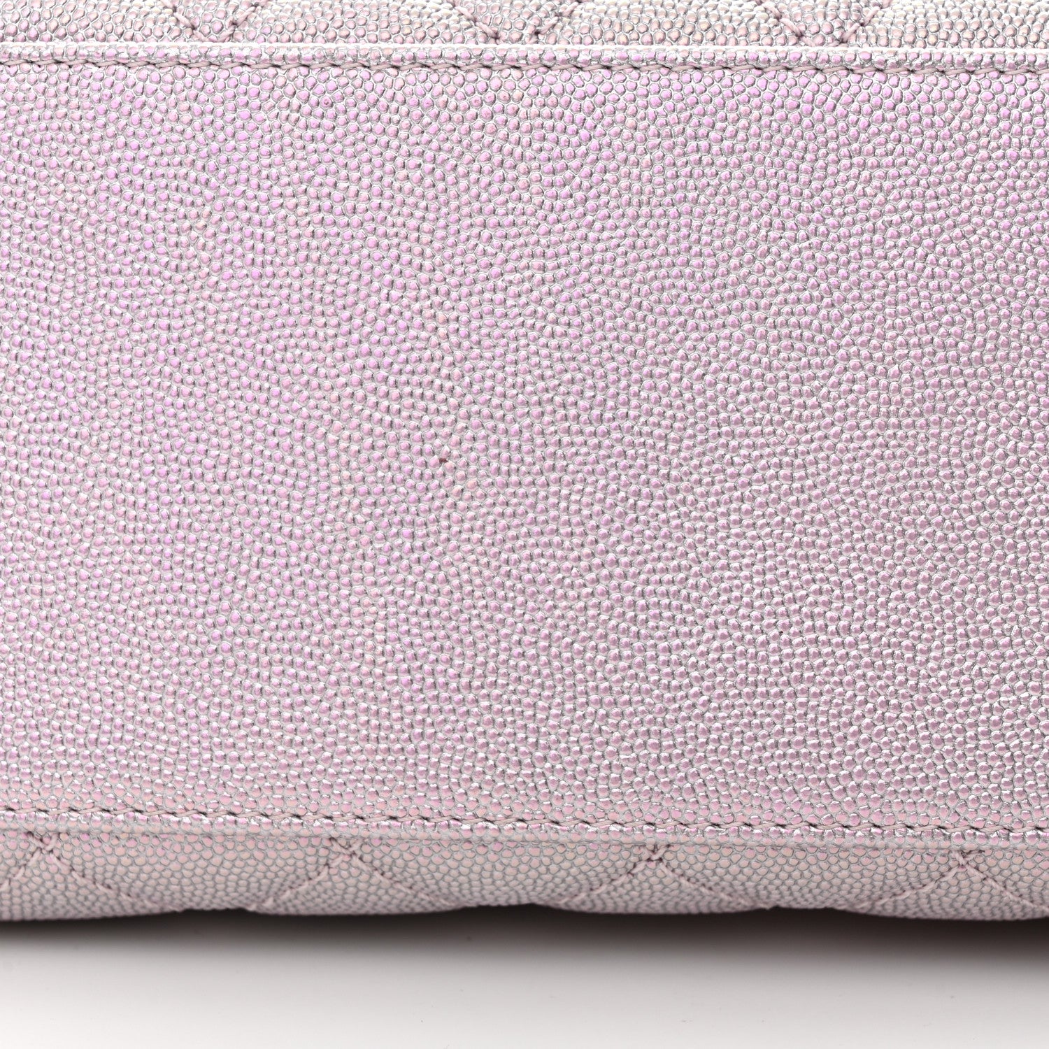 Chanel Metallic Caviar Quilted Small Coco Handle Flap Light Pink 11 of 12