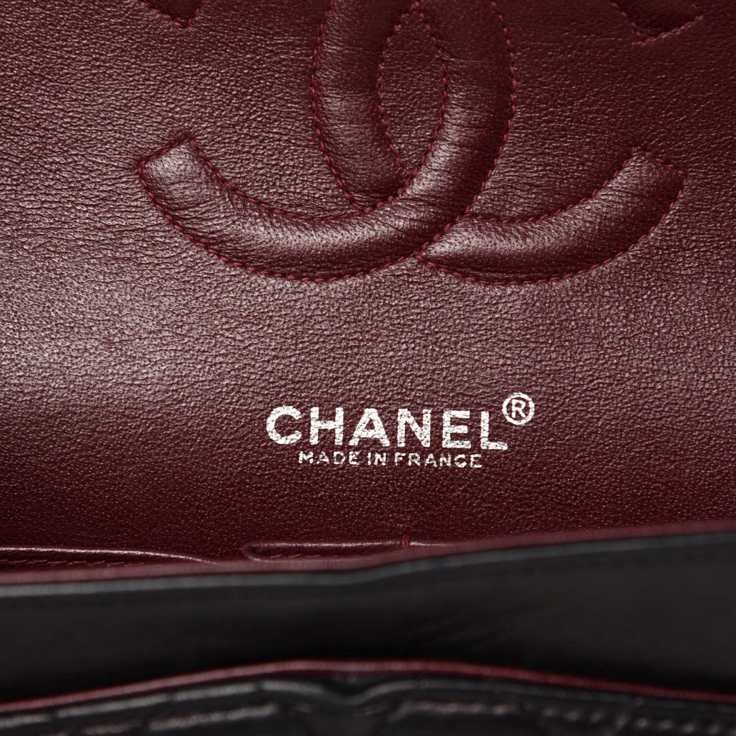 Chanel Lambskin Quilted Medium Double Flap Black 10 of 12
