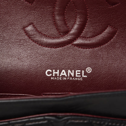 Chanel Lambskin Quilted Medium Double Flap Black 10 of 12
