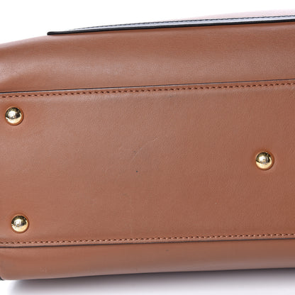 Fendi Vitello Century Opaco F is Fendi Bi-Color Regular Runaway Satchel Corteccia Black 20 of 22