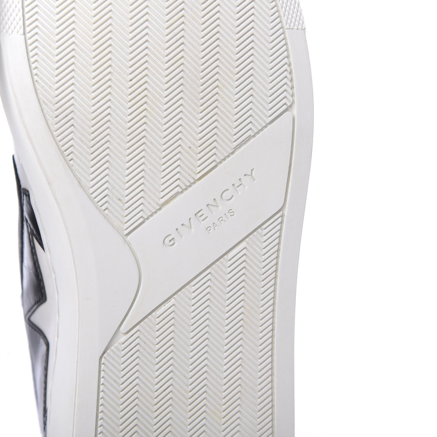 Givenchy Calfskin Skate Star Print Slip On Sneakers 37.5 Black White 7 of 12