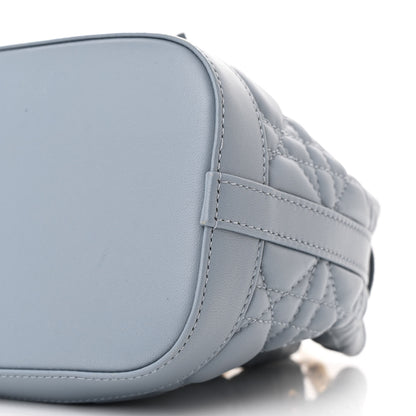 Christian Dior Lambskin Cannage Miss Dior Bucket Bag Cloud Blue 10 of 10