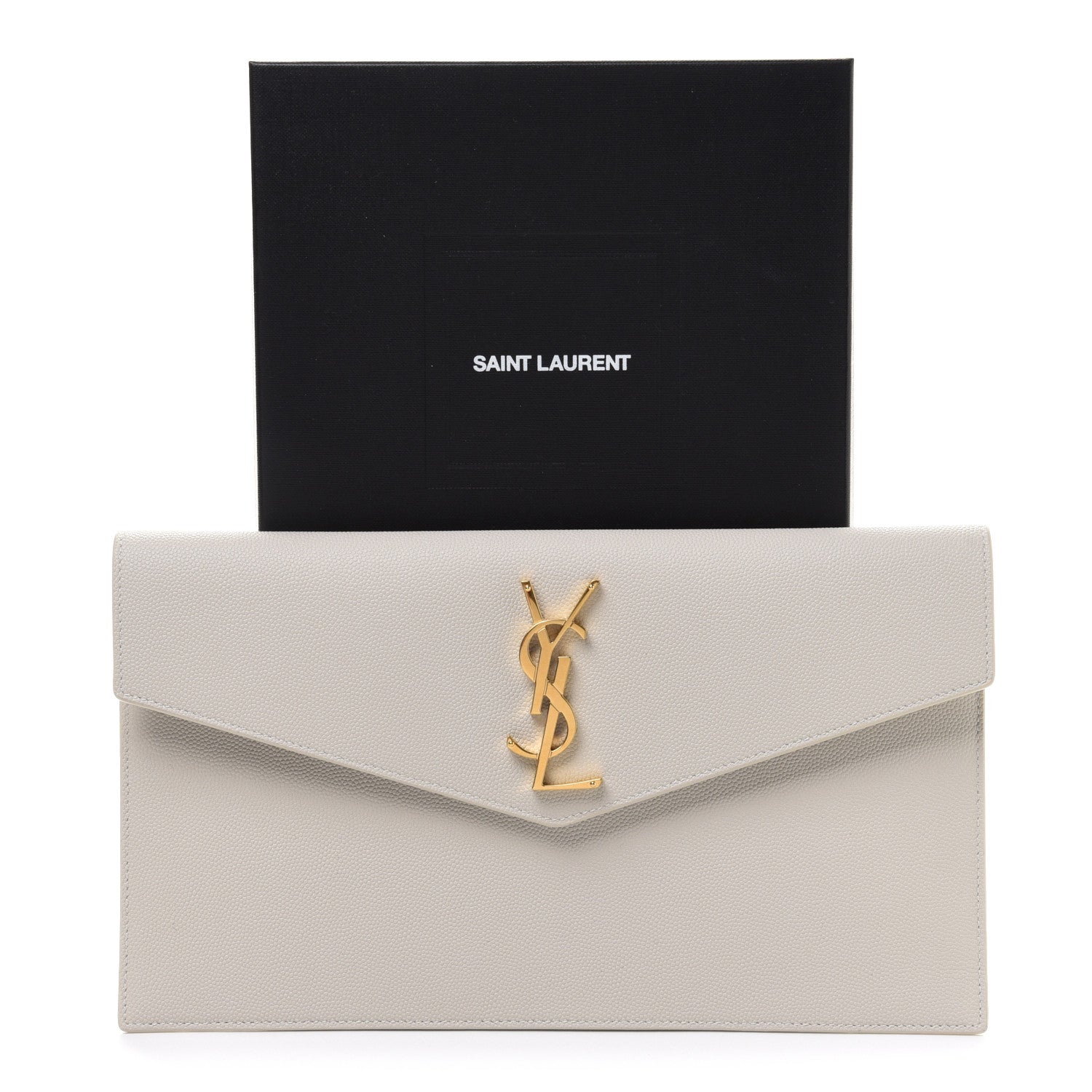 Saint Laurent Grain De Poudre Uptown Pouch Crema Soft 9 of 9