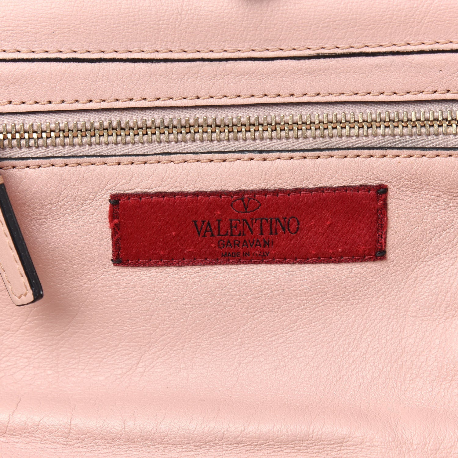 Valentino Garavani Vitello Small Rockstud Tote Pink 7 of 14