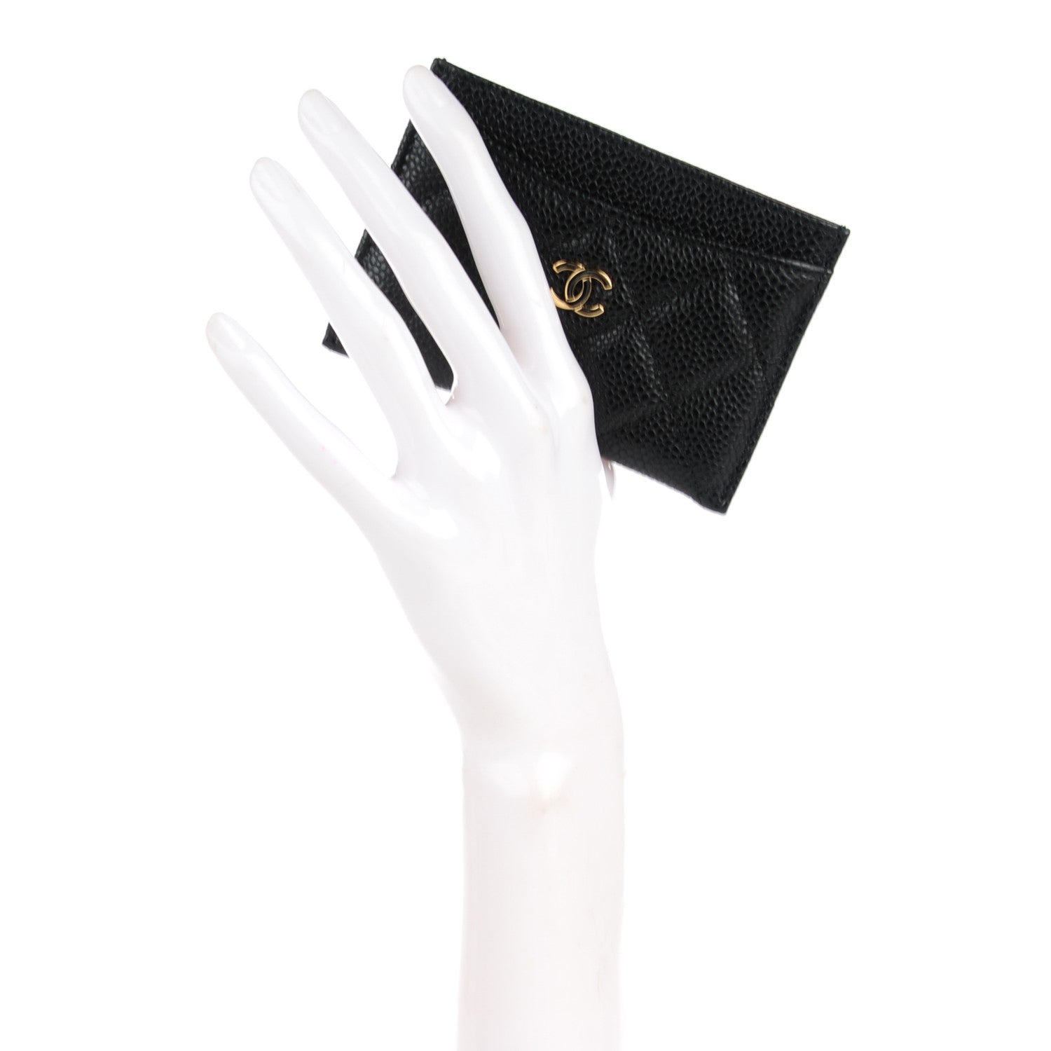 Chanel Caviar Quilted Card Holder Black 2 of 8