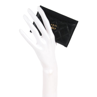 Chanel Caviar Quilted Card Holder Black 2 of 8