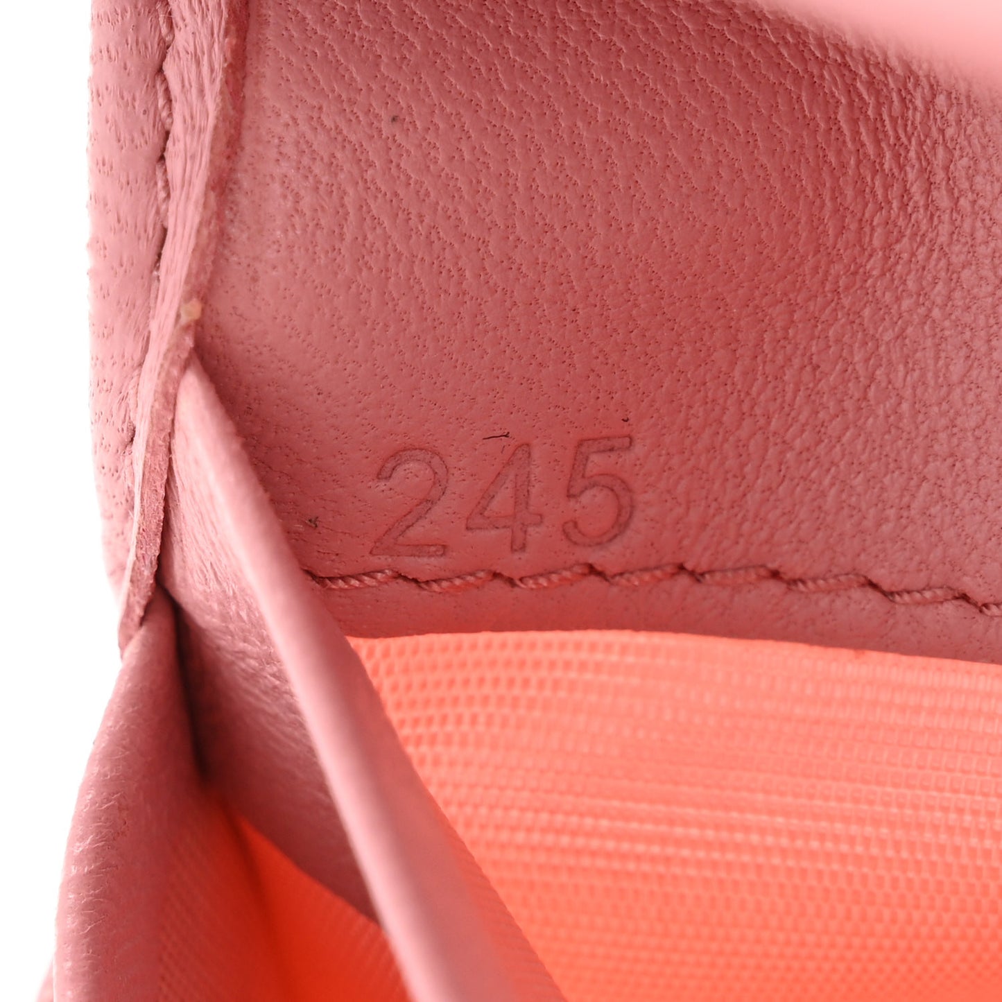 Nappa Intreccio Bi-Fold Compact Wallet Rosa