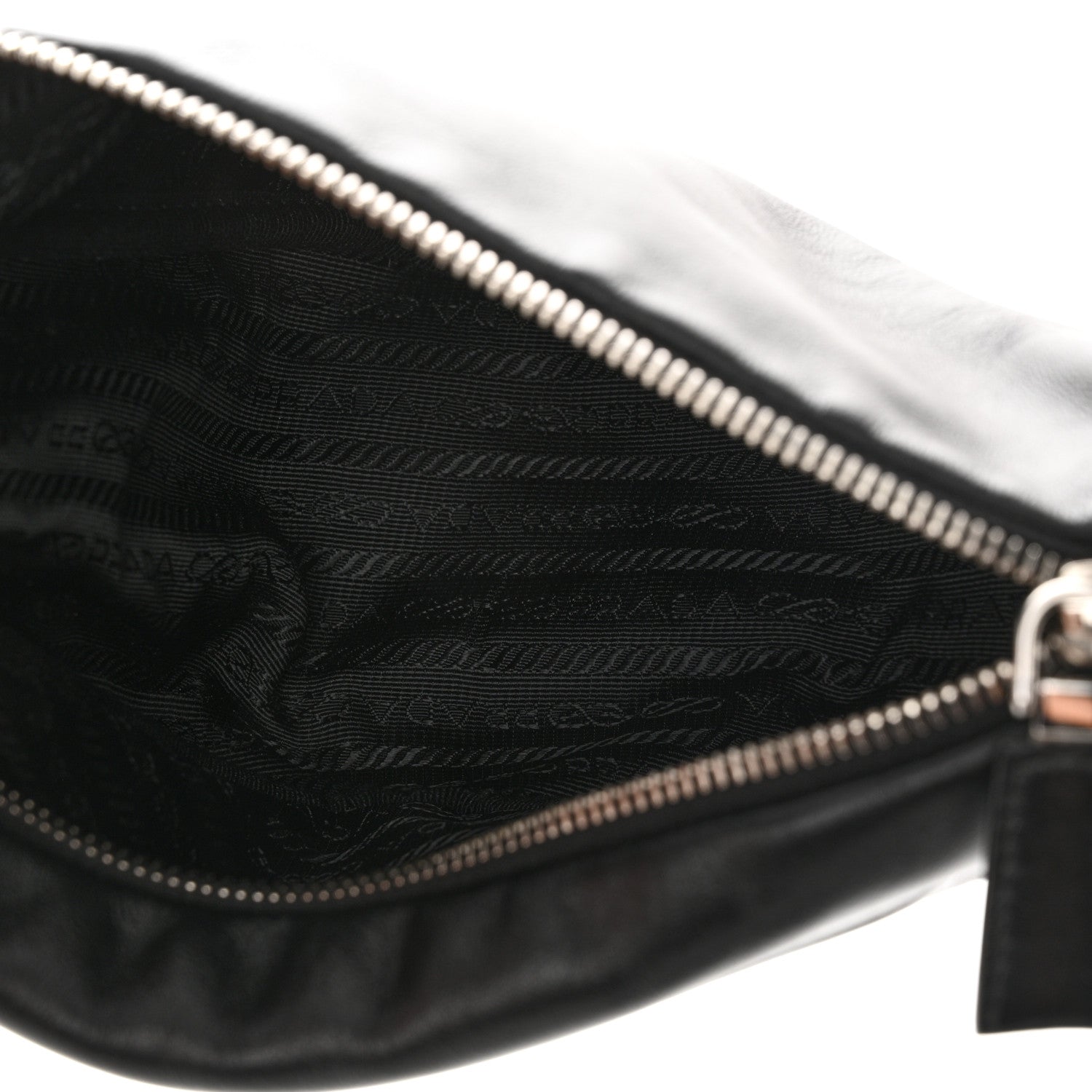 Prada Grace Lux Triangle Shoulder Bag Black 5 of 12